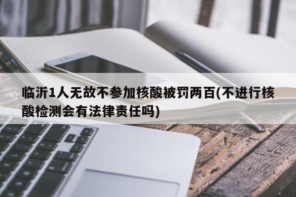 临沂1人无故不参加核酸被罚两百(不进行核酸检测会有法律责任吗)